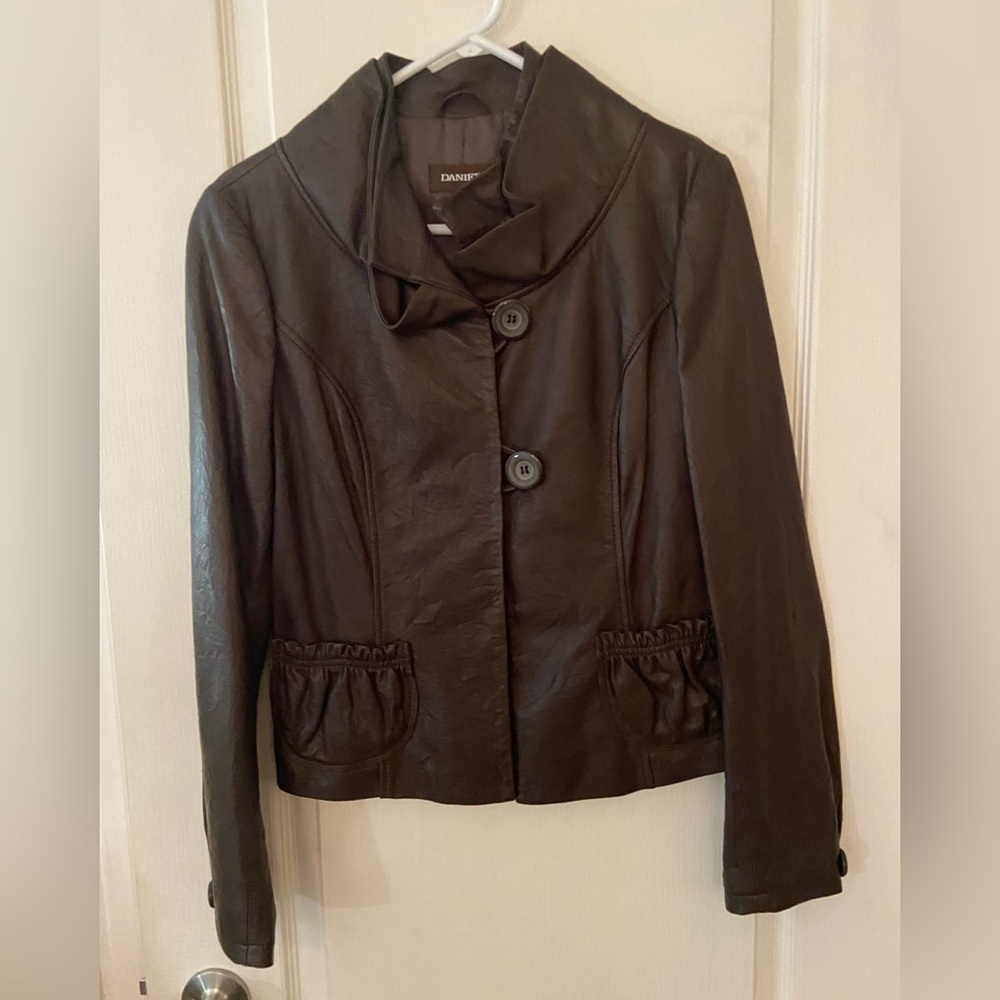 Danier Brown Leather Jacket